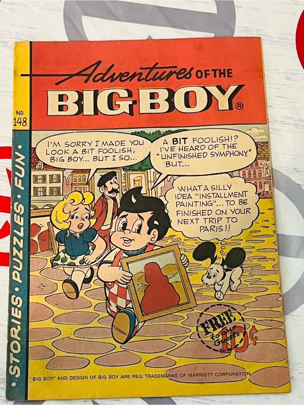 Adventures of the Big Boy #148 Bob’s Big Boy Restaurant Golden Age 6.0 Fine